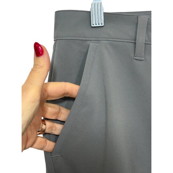 Adidas Men’s Grey Adi Golf Pants GU2673 30 x 32 Tapered Loops Pockets Logo - Picture 10 of 16